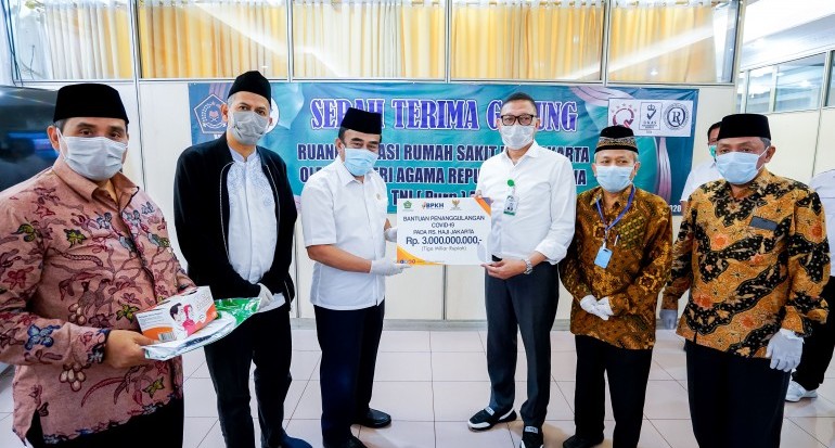 Bantuan Penanggulangan Covid-19 Pada RS Haji Jakarta dan RS Syarif Hidayatullah UIN