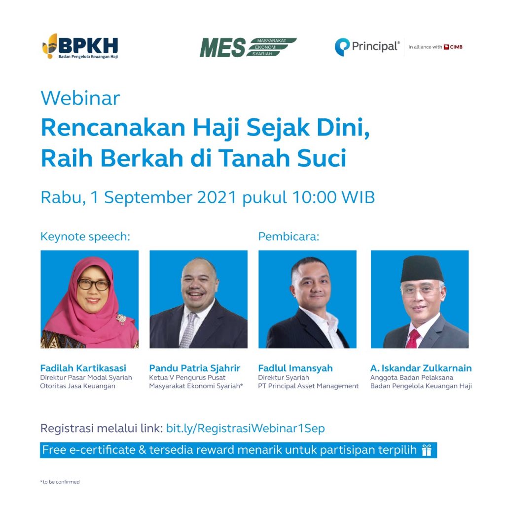 Webinar Rencanakan Haji Sejak Dini, Raih Berkah di Tanah Suci